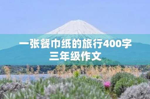 一张餐巾纸的旅行400字三年级作文