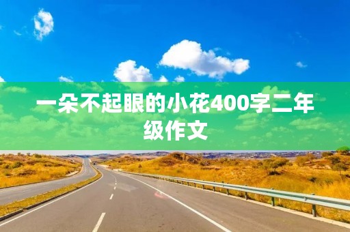 一朵不起眼的小花400字二年级作文