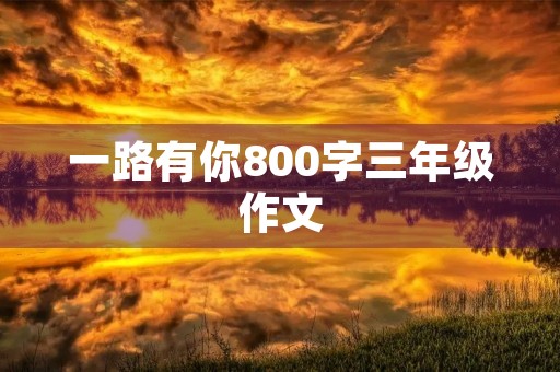 一路有你800字三年级作文 一路有你800字三年级作文
