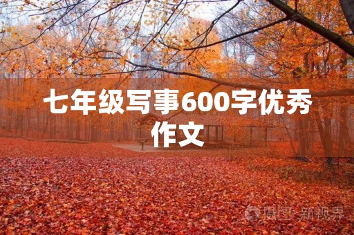 七年级写事600字优秀作文 七年级写事600字优秀作文
