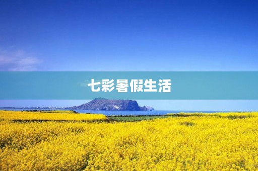 七彩暑假生活