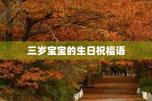 三岁宝宝的生日祝福语(3岁小公主生日文案)