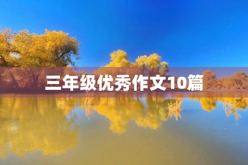 三年级优秀作文10篇 三年级优秀作文10篇