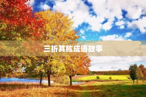 三折其肱成语故事 三折其肱成语故事
