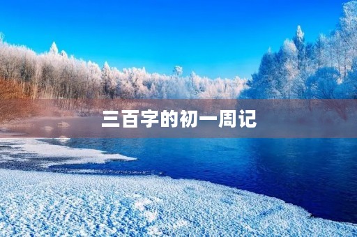 三百字的初一周记