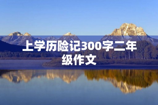 上学历险记300字二年级作文