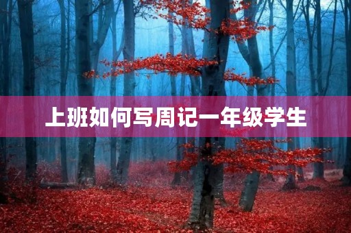 上班如何写周记一年级学生