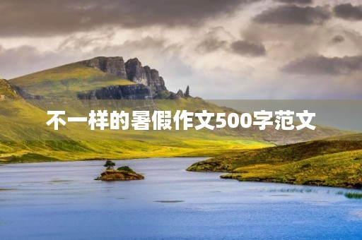 不一样的暑假作文500字范文