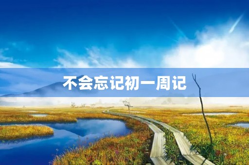 不会忘记初一周记