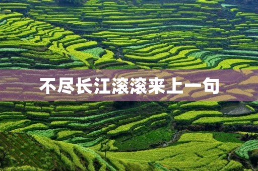 不尽长江滚滚来上一句,无边落木萧萧下,不尽长江滚滚来上一句 不尽长江滚滚来上一句,无边落木萧萧下,不尽长江滚滚来上一句