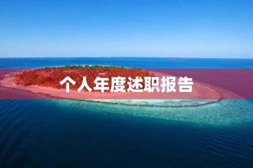 个人年度述职报告(7篇实用)