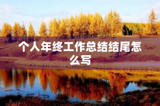 个人年终工作总结结尾怎么写