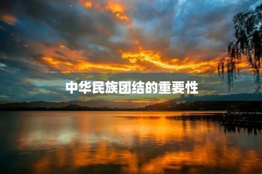 中华民族团结的重要性 中华民族团结的重要性