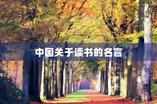 中国关于读书的名言(中国关于读书的名言警句) 中国关于读书的名言(中国关于读书的名言警句)