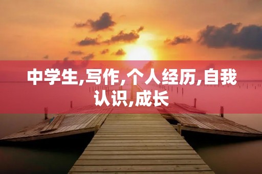 中学生,写作,个人经历,自我认识,成长
