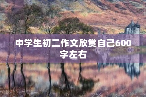 中学生初二作文欣赏自己600字左右 中学生初二作文欣赏自己600字左右