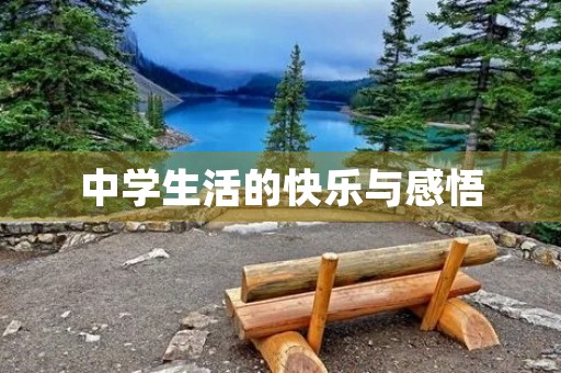 中学生活的快乐与感悟