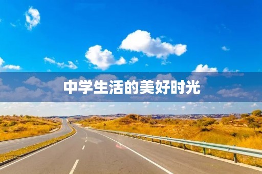 中学生活的美好时光