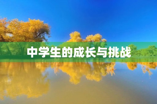 中学生的成长与挑战 中学生的成长与挑战