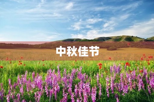 中秋佳节，思乡之情