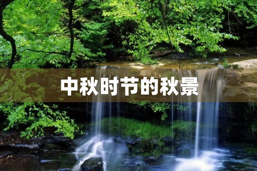 中秋时节的秋景 中秋时节的秋景