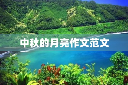 中秋的月亮作文范文 中秋的月亮作文范文