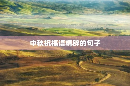中秋祝福语精辟的句子，中秋祝福语精辟的句子短句