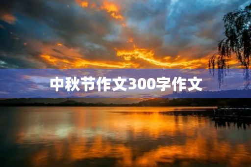 中秋节作文300字作文 中秋节作文300字作文