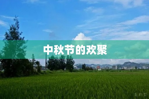 中秋节的欢聚