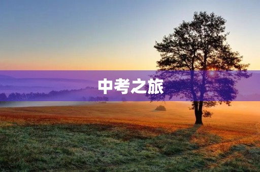 中考之旅