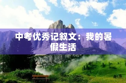中考优秀记叙文：我的暑假生活