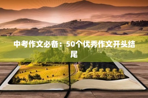 中考作文必备:50个优秀作文开头结尾 中考作文必备:50个优秀作文开头结尾