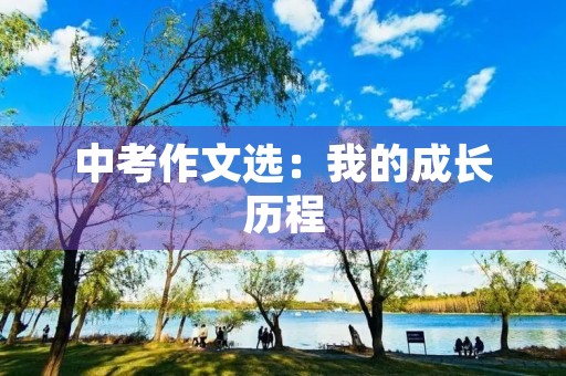 中考作文选：我的成长历程