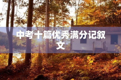 中考十篇优秀满分记叙文