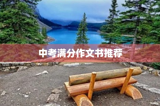 中考满分作文书推荐
