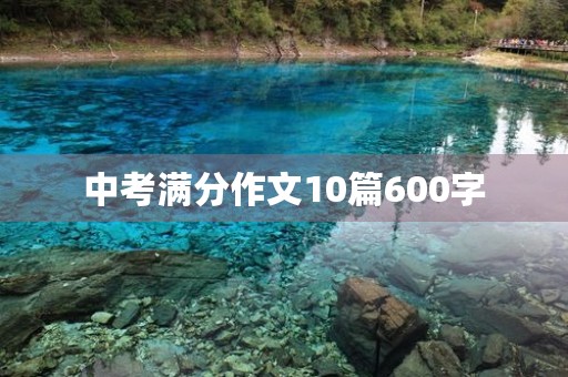 中考满分作文10篇600字 中考满分作文10篇600字