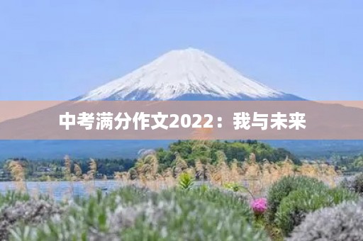 中考满分作文2022：我与未来