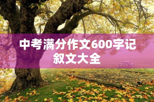 中考满分作文600字记叙文大全 中考满分作文600字记叙文大全