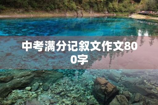 中考满分记叙文作文800字