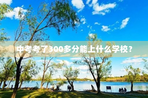 中考考了300多分能上什么学校？