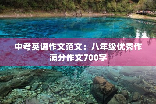 中考英语作文范文：八年级优秀作满分作文700字