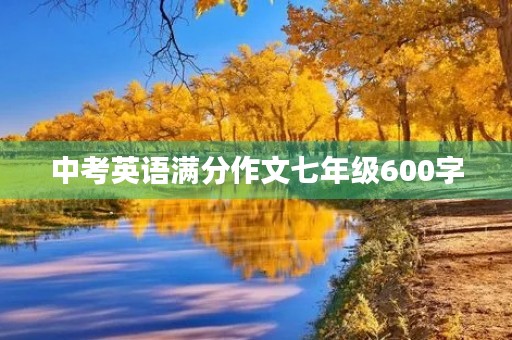 中考英语满分作文七年级600字 中考英语满分作文七年级600字