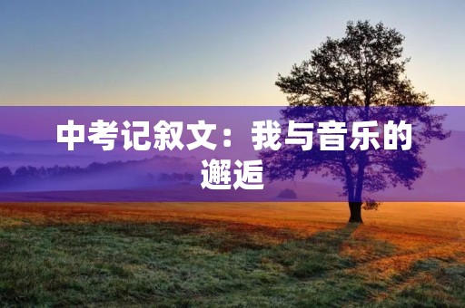 中考记叙文：我与音乐的邂逅