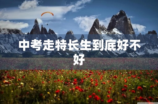 中考走特长生到底好不好