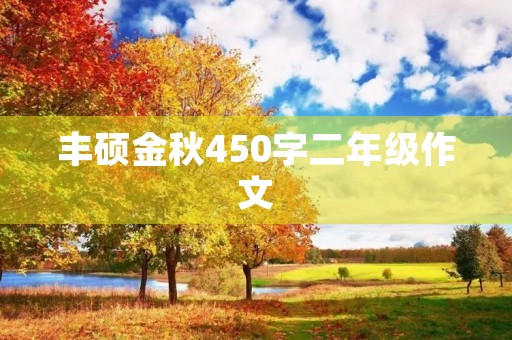 丰硕金秋450字二年级作文 丰硕金秋450字二年级作文