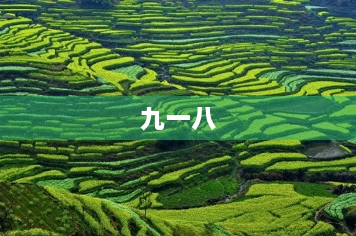 九一八，那个悲痛的日子