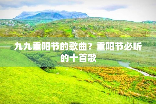 九九重阳节的歌曲？重阳节必听的十首歌