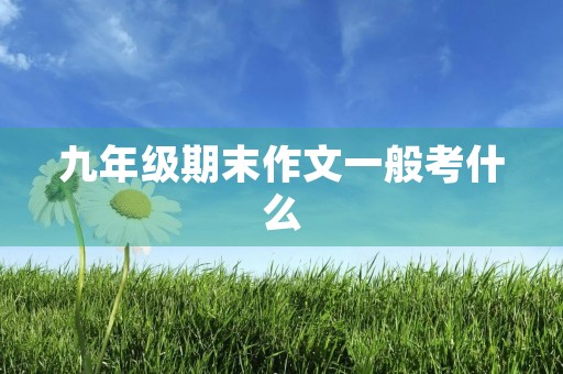 九年级期末作文一般考什么 九年级期末作文一般考什么