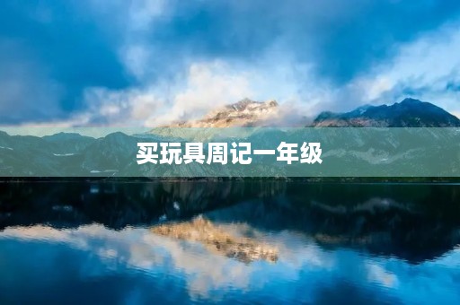 买玩具周记一年级