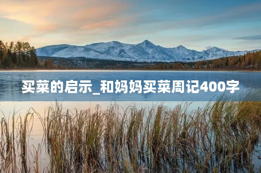 买菜的启示_和妈妈买菜周记400字 买菜的启示_和妈妈买菜周记400字
